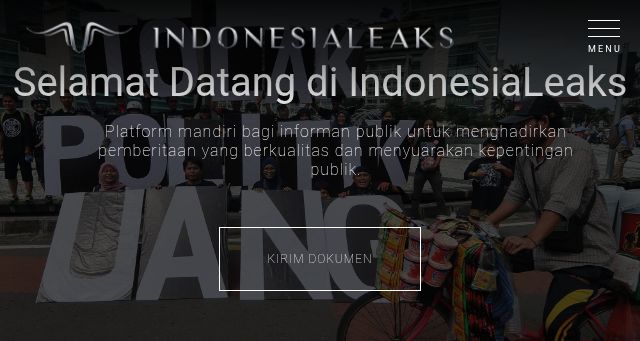 Screenshot of indonesialeaks.id