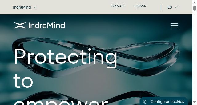 Screenshot of indramind.com