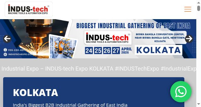 Screenshot of industechexpo.com