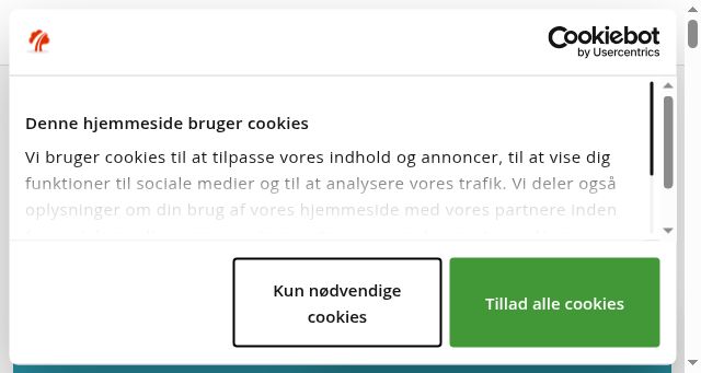 Screenshot of industrienspension.dk