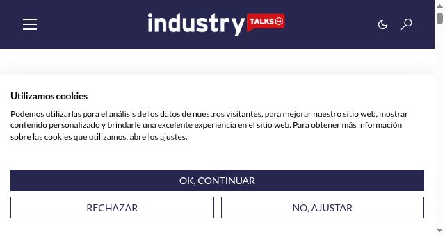 Screenshot of industrytalks.es