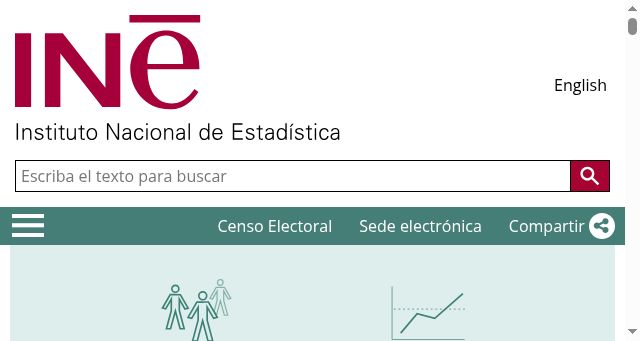 Screenshot of ine.es