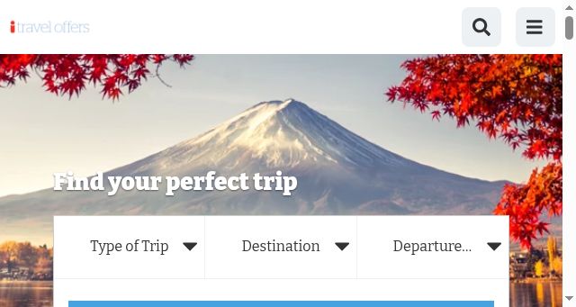 Screenshot of inewstravel.co.uk