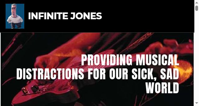Screenshot of infinitejones.com