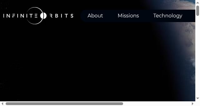 Screenshot of infiniteorbits.io