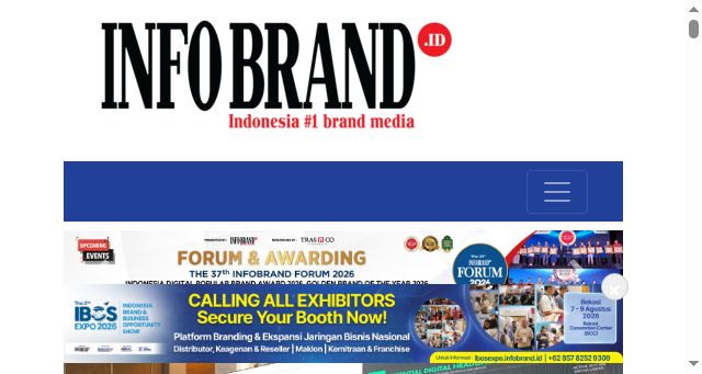 Screenshot of infobrand.id