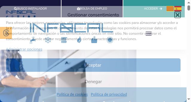 Screenshot of infocal.org