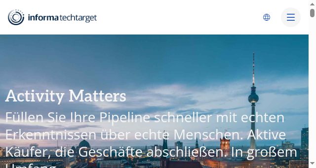 Screenshot of informatechtarget.de