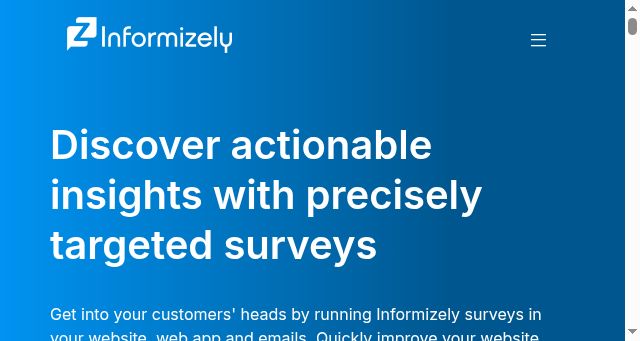 Screenshot of informizely.com