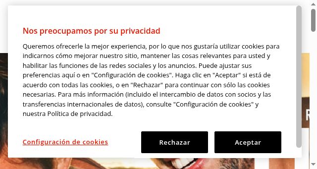 Screenshot of infosida.es