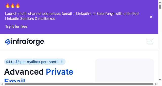 Screenshot of infraforge.ai