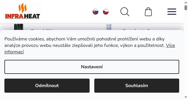 Screenshot of infraheat.cz