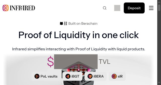 Screenshot of infrared.finance