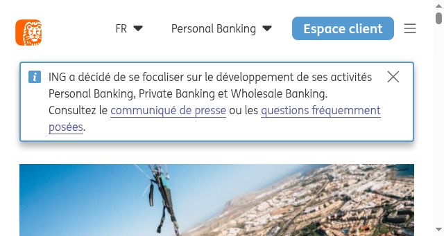 Screenshot of ing.lu