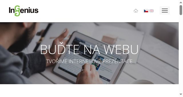 Screenshot of ingenius.cz
