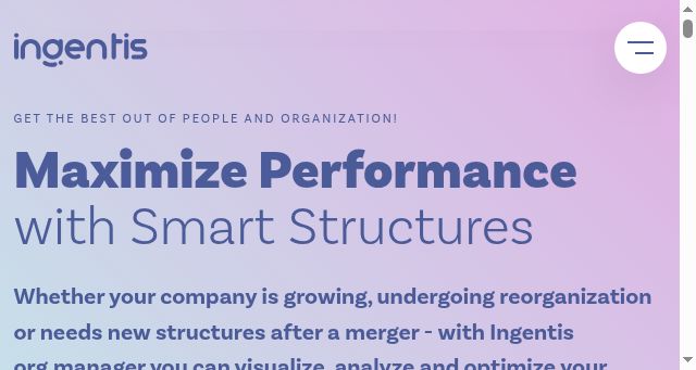 Screenshot of ingentis.com