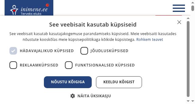 Screenshot of inimene.ee