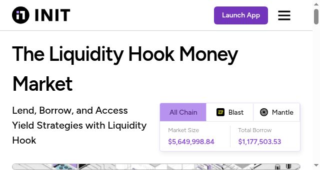 Screenshot of init.capital