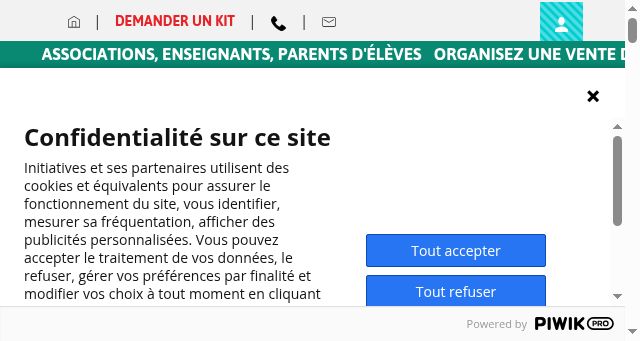 Screenshot of initiatives-fleurs.fr