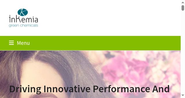 Screenshot of inkemiagreenchemicals.com