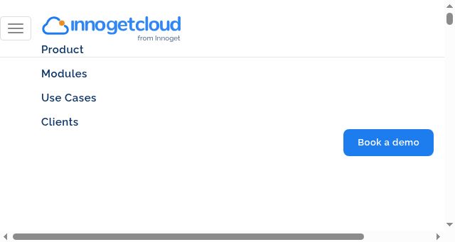 Screenshot of innogetcloud.com