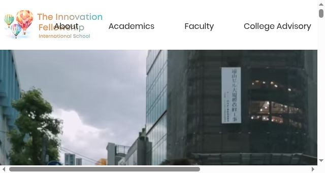 Screenshot of innovationfellowship.org