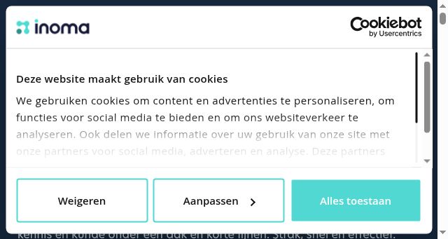 Screenshot of inoma.nl