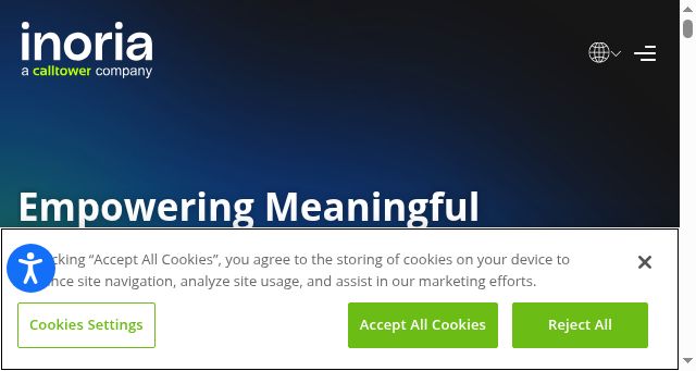 Screenshot of inoria.com