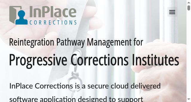 Screenshot of inplacecorrections.com