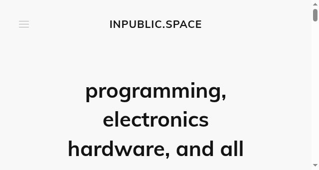 Screenshot of inpublic.space