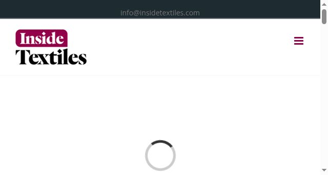 Screenshot of insidetextiles.com