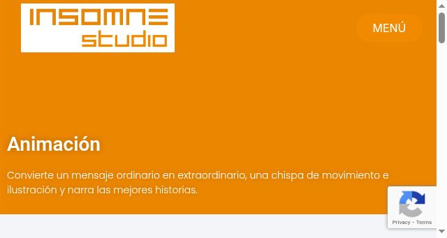 Screenshot of insomne.com.mx