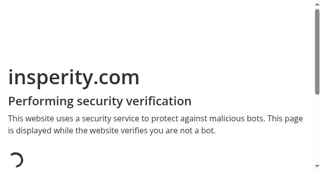 Screenshot of insperity.com