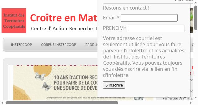 Screenshot of instercoop.fr