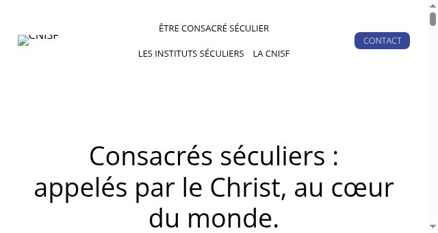 Screenshot of institut-seculier.fr