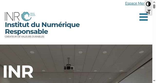 Screenshot of institutnr.org