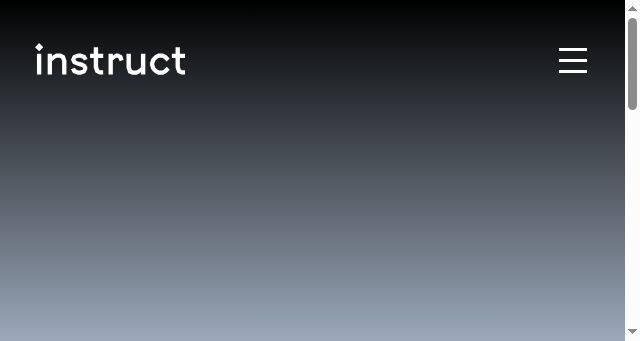 Screenshot of instruct.studio