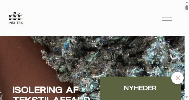 Screenshot of insutex.dk