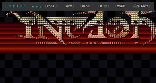 Screenshot of int10h.org