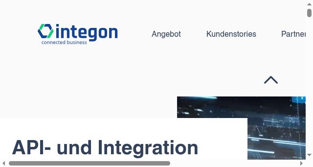 Screenshot of integon.ch