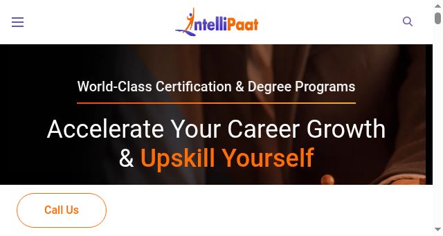 Screenshot of intellipaat.com