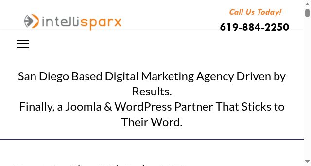 Screenshot of intellisparx.com