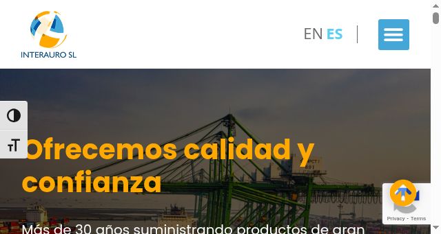 Screenshot of interauro.com