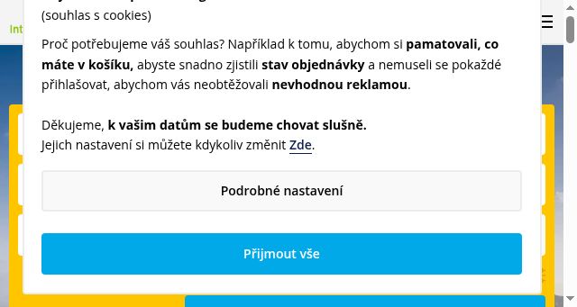 Screenshot of interbohemia.cz
