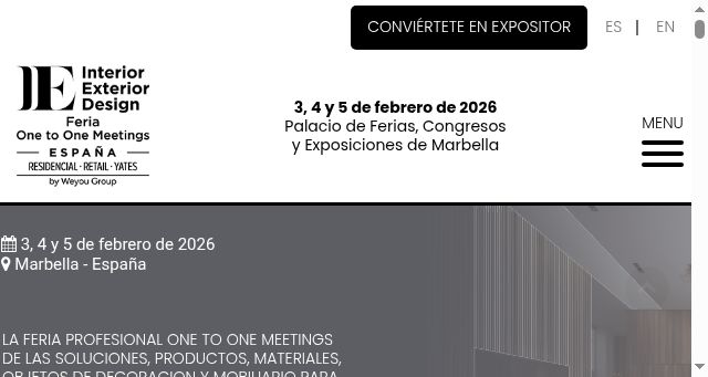 Screenshot of interior-exterior-design-one-to-one-meetings.es