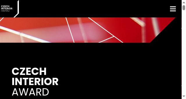 Screenshot of interioraward.cz