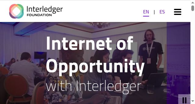 Screenshot of interledger.org