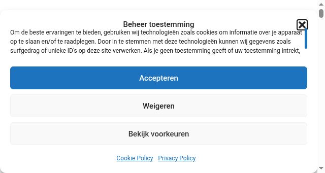 Screenshot of interlunium.nl