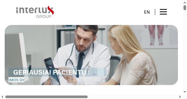 Screenshot of interlux.lt