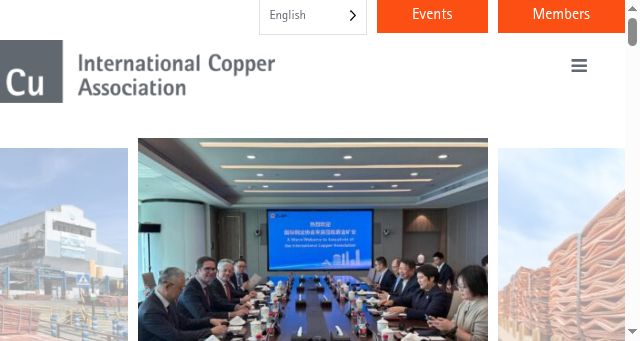 Screenshot of internationalcopper.org